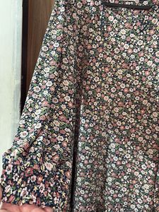 Floral Print Midi Dress