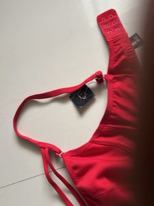 Vibrant Red Bra