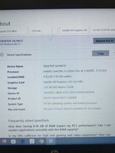HP Laptop for Sale