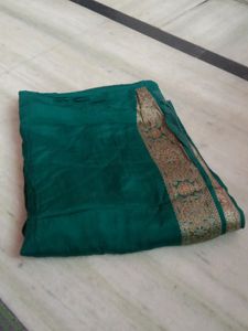 Peacock Colour Saree