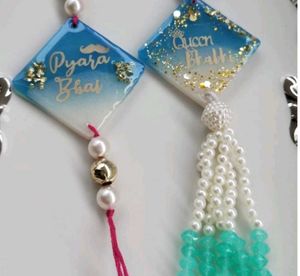 Resin customized rakhi (buy any 2 in 200rs)