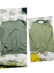 Olive Green Crewneck Sweatshirt