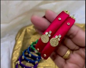 Elegant  Silk Thread Bangles any one pair