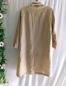 Imported Beige Lightweight Trench Coat