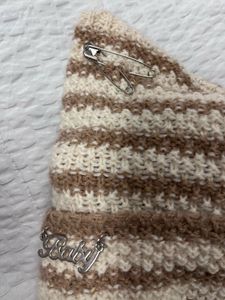Striped Cat Ear Beanie