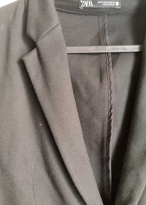 Zara Classic Black Blazer (Comfort Wear)