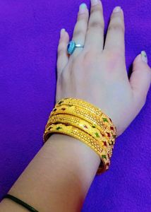 💕Gold Plated Bangles For Women