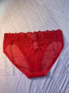 Red Lace Briefs