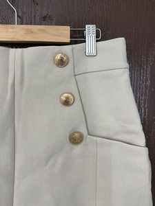 ZARA high waisted shorts with Gold Buttons
