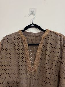 Brown stylish cord set