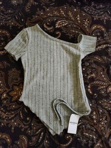 Asymmetrical One Shoulder Top