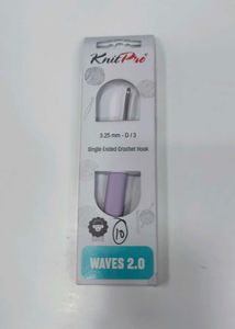 KnitPro Waves 2.0 Crochet Hook 3.25mm