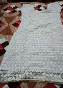 Elegant White Embroidered Blouse