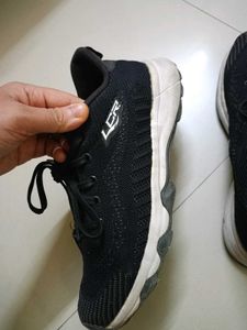 Black Knit Sneakers