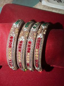 Designer Embellished Bangles Set