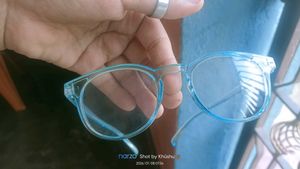 Stylish Blue Round Frame Eyeglassesmen and women
