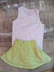 Toddler Tank Top & Skirt Set