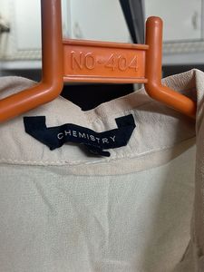 Linen Blend Button-Down Shirt