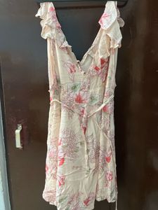 Forever 21 Floral Printed Romper/Dress – Size L