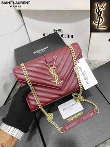 YSL CASSANDRE ENVELOPE CHAIN SLING* WD BOX