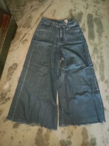 Wide Leg Denim Jeans