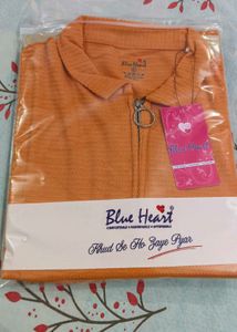 Peach blush Crop top with bow