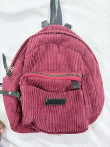 Corduroy Mini Backpack