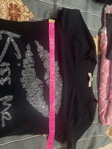 Sparkly Kiss Me Crop Top