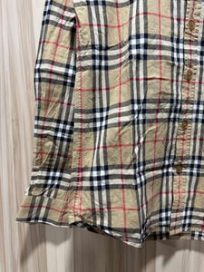Burberry London Beige Check Print Shirt