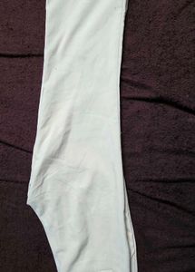 Beige Bootcut Pants