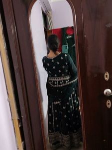 Embroidered georgette indo western Set