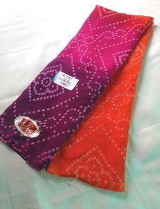 Vibrant Bandhani Saree
