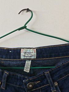 Classic Dark Wash Denim Jeans