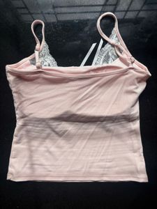 Cute Baby pink lace detail Top