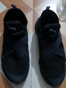PUMA Strider V1 Slip-On Black Sneakers