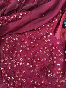 Stunning Sequined Ethnic Gown