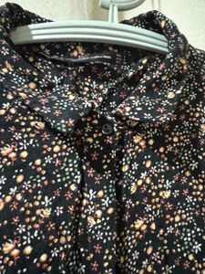 Chic Printed Shirt Dress