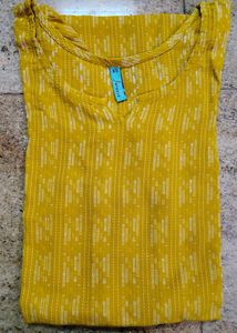 Janasya Cotton Kurta - XS Size