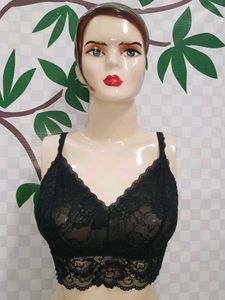 (1000)Black Lace Bralette