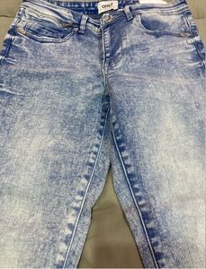 ONLYAcid Wash Mid-Rise Skinny Jeans