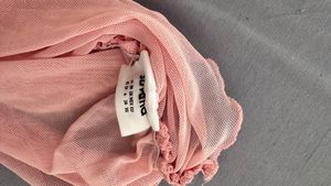 Pink floral bust ruched top