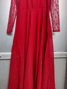 Hello Design Maroon Dress ( S)