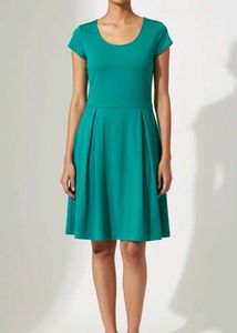 🇮🇳Freedom Sale🇮🇳Green Skater Dress