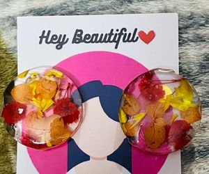 Handcrafted Resin Earrings, earrings set for women