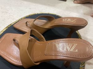 Zara Square Toe Heeled Sandals