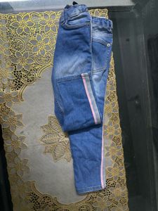 Cute Striped Jeans