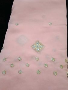 Peach party Saree