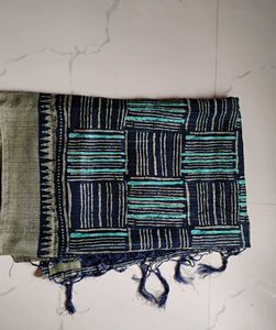 🌸Elegant Geometric Print Saree🌺