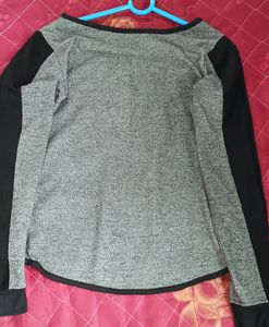 Up-down Grey Colour Top