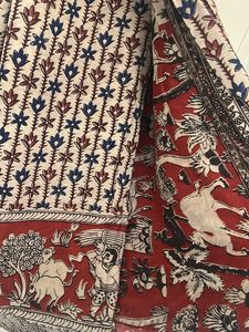 Unique Kalamkari Printed Saree